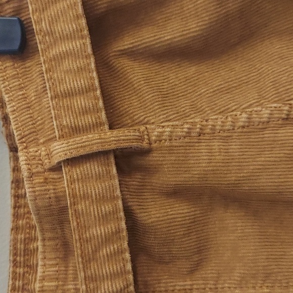 AMERICAN EAGLE 6 Corduroy Tan Brown High Rise A-Line Button Down Mini Skirt - Picture 6 of 12